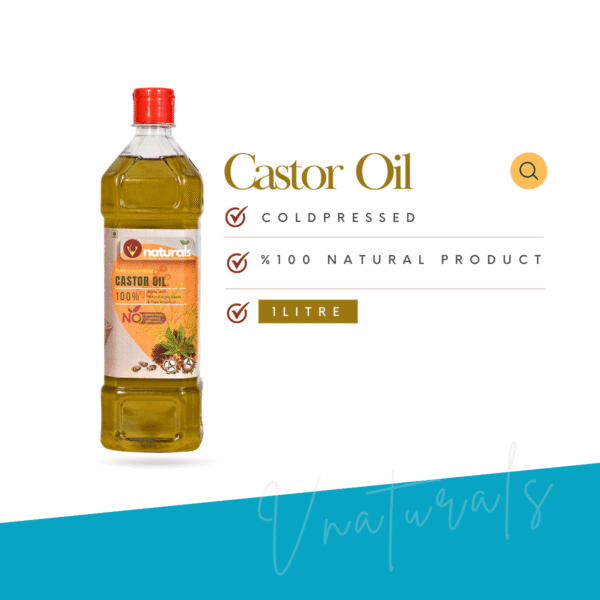 Cold pressed Castor oil from seeds – eco-friendly and chemical-free oil by myvnaturals