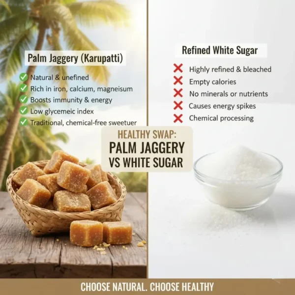 Pure Palm Jaggery (Karupatti) – Traditional Sweetener from Tamil Nadu | MyVnaturals
