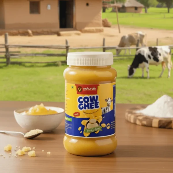 Pure A2 Desi Cow Ghee in Glass Jar – Bilona Traditional Method, Organic & Chemical-Free, Ideal for Indian Cooking